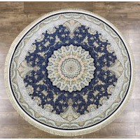 Иранский ковер Shahname 1500 020 Синий круг